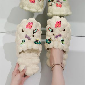 Summer sandals EVA sandals Women's Home thick-soled couples non-slip excrement slippers wholesale a generation of hair